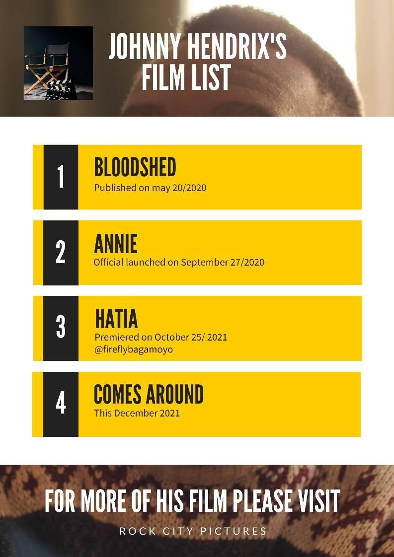 Johnny Hendrix film list