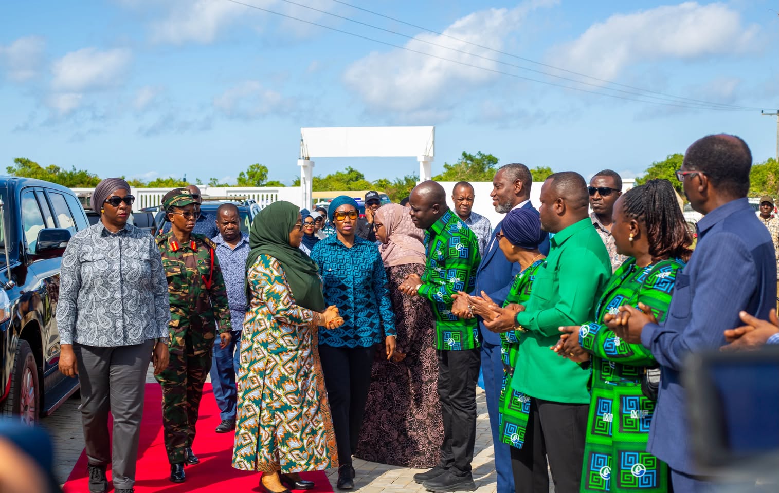 Official ceremony in Kizimkazi, Zanzibar